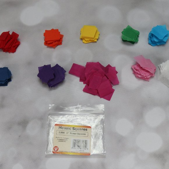 Hygloss 1" Tissue Squares, 2500 Count - Picture 1 of 5